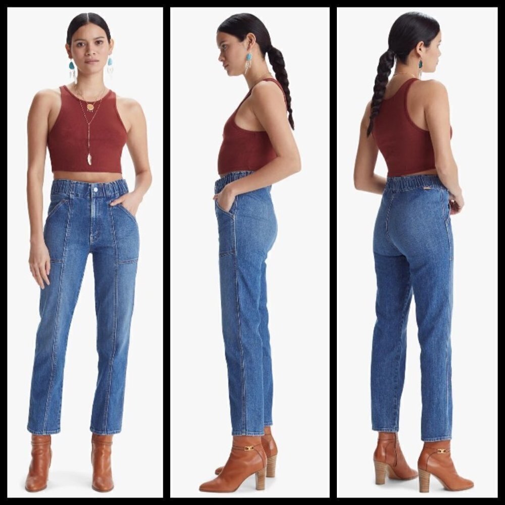Mother Superior Springy Ankle Jeans ~ Cowboys Don't Cry 28 Nwot